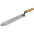 Нож для распечатывания рамок JERO с серрейторной заточкой и загнутым концом, длина лезвия 250 мм, ширина 48 мм